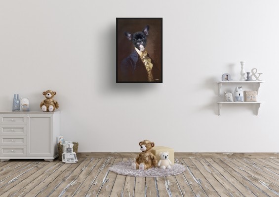 Renaissance pet portraits, the quirky new trend your pets will love 3 renaissance portraits count dog print kids room