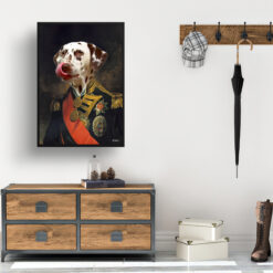 The Nelson - Renaissance Dog portrait from photo - Framed & un-framed print 14 renaissance portraits nelson dog print hall