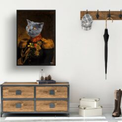 renaissance portraits prince cat print hall