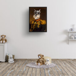 The Prince - Renaissance Dog portrait from photo - Framed & un-framed print 14 renaissance portraits prince dog print kids room