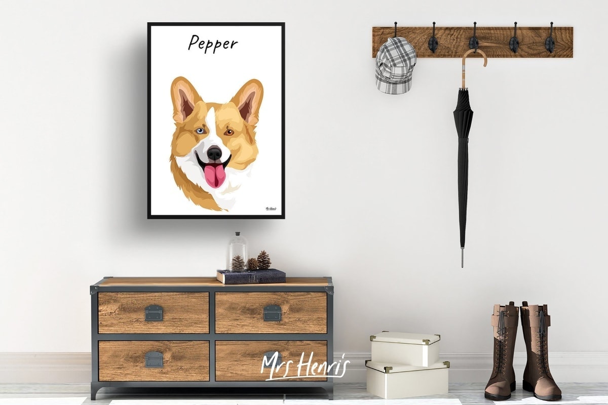 custom pet illustration portraits