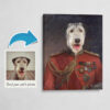 The Imperialist - Renaissance Dog canvas portrait from photo 1 photo to imperialist renaissance dog portrait canvas
