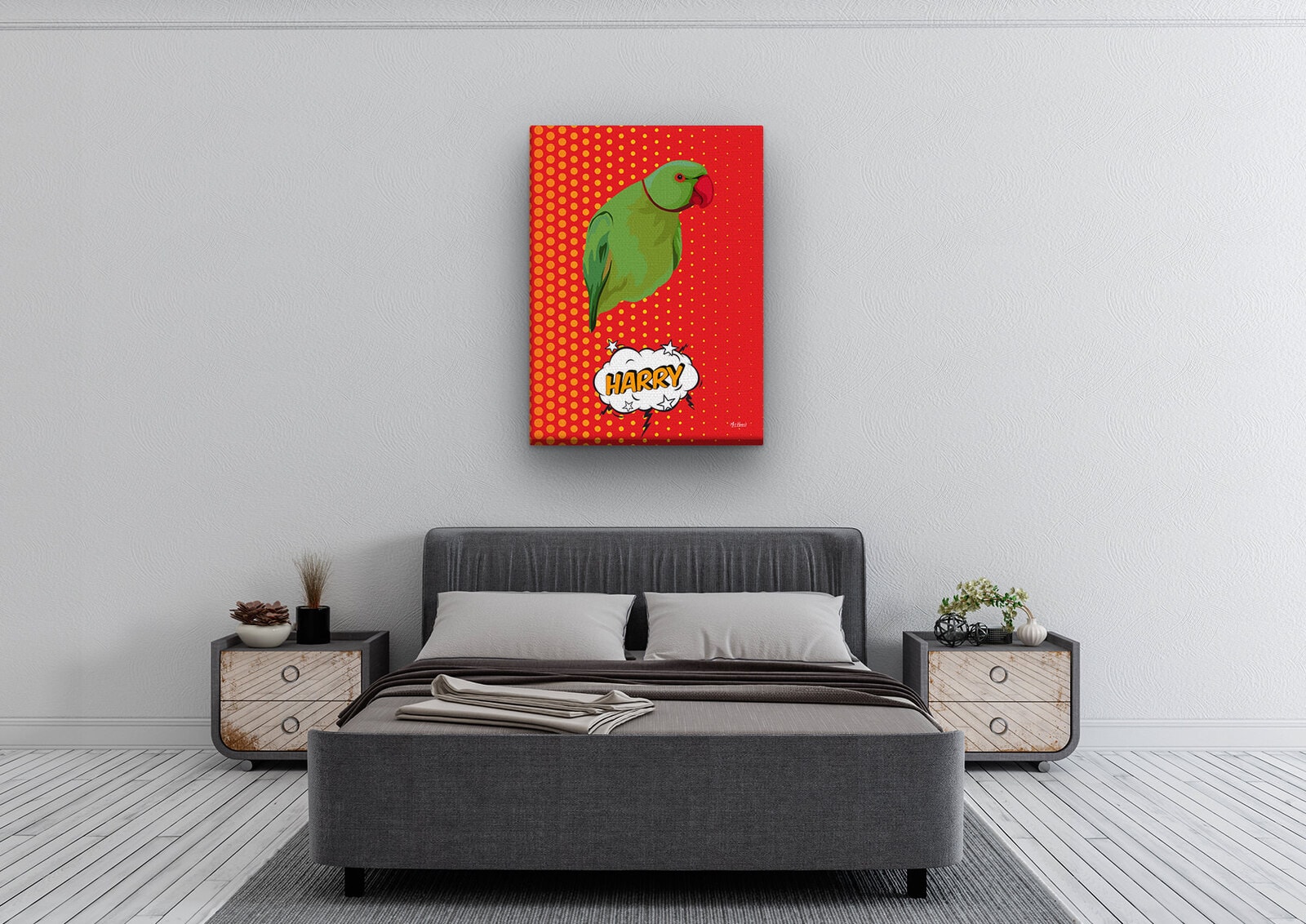 Custom Pop Art Style Bird Portrait - Pet illustration from photo - Dash Canvas 4 Custom Pop Art Style Bird Portrait - Pet illustration from photo - Dash Canvas - Image 2