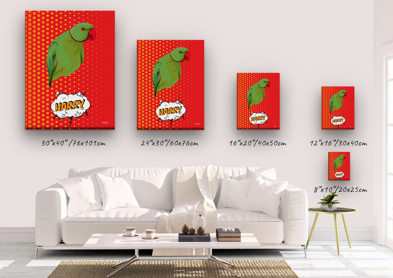 Custom Pop Art Style Bird Portrait - Pet illustration from photo - Dash Canvas 5 Custom Pop Art Style Bird Portrait - Pet illustration from photo - Dash Canvas - Image 3