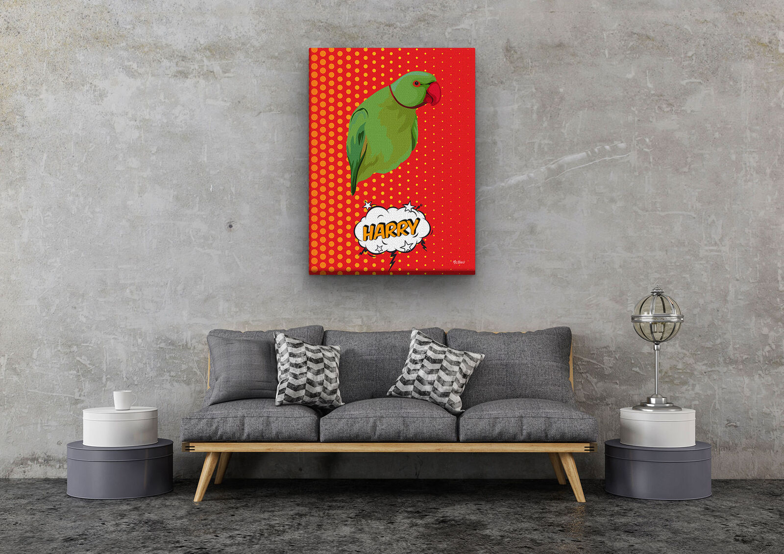 Custom Pop Art Style Bird Portrait - Pet illustration from photo - Dash Canvas 11 Custom Pop Art Style Bird Portrait - Pet illustration from photo - Dash Canvas - Image 9
