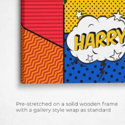 pop art pet portrait illustrations bird patchwork front view angled close up wall