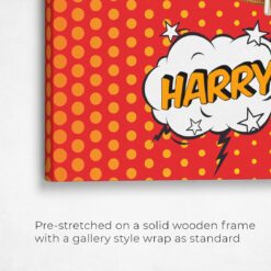 Custom Pop Art Style Dog Portrait - Pet illustration from photo - Dash Canvas 15 pop art pet portrait illustrations dog dash front view angled close up wall