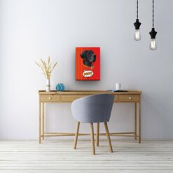 Custom Pop Art Style Dog Portrait - Pet illustration from photo - Dash Canvas 21 pop art pet portrait illustrations dog dash office