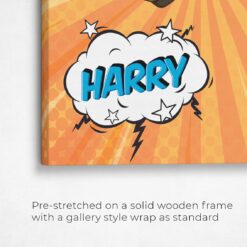 Custom Pop Art Style Horse Portrait - Pet illustration from photo - Orange blast Canvas 15 pop art pet portrait illustrations horse orange blast front view angled close up wall