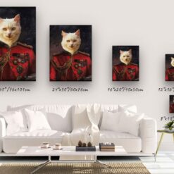 renaissance cat canvas imperialist painting white canvas size comparison