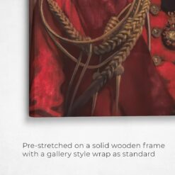 renaissance cat canvas imperialist painting white front view angled close up wall