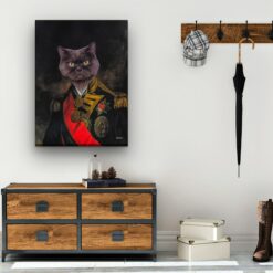renaissance cat canvas nelson painting white hall