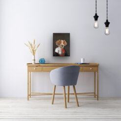 The Baroness - Renaissance Dog canvas portrait from photo 19 renaissance dog canvas baronesse dog office