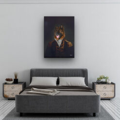 The Commander - Renaissance Dog canvas portrait from photo 13 renaissance dog canvas commander dog bedroom