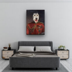 The Imperialist - Renaissance Dog canvas portrait from photo 13 renaissance dog canvas imperialist dog bedroom