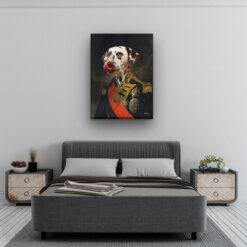 renaissance dog canvas nelson dog bedroom