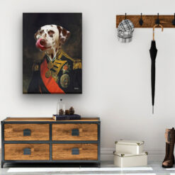 renaissance dog canvas nelson dog hall