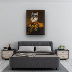 The Prince - Renaissance Dog canvas portrait from photo 13 renaissance dog canvas prince dog bedroom