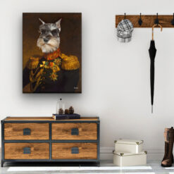 The Prince - Renaissance Dog canvas portrait from photo 19 renaissance dog canvas prince dog hall