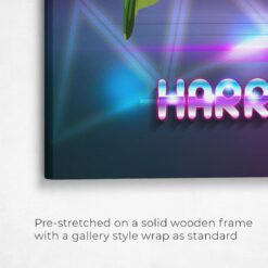 Custom Retro Arcade Style Bird Portrait - Pet illustration from photo - Fever Canvas 15 retro arcade pet portrait illustrations bird fever front view angled close up wall