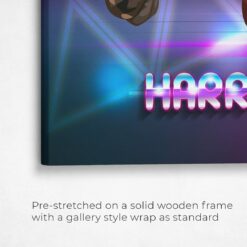 Custom Retro Arcade Style Horse Portrait - Pet illustration from photo - Fever Canvas 15 retro arcade pet portrait illustrations horse fever front view angled close up wall