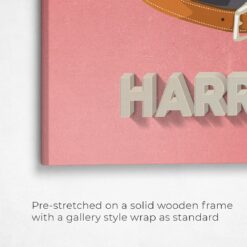 retro pet portrait illustrations dog decking front view angled close up wall