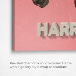 Custom Mid Century Retro Style Horse Portrait - Pet illustration from photo - Decking Canvas 15 retro pet portrait illustrations horse decking front view angled close up wall