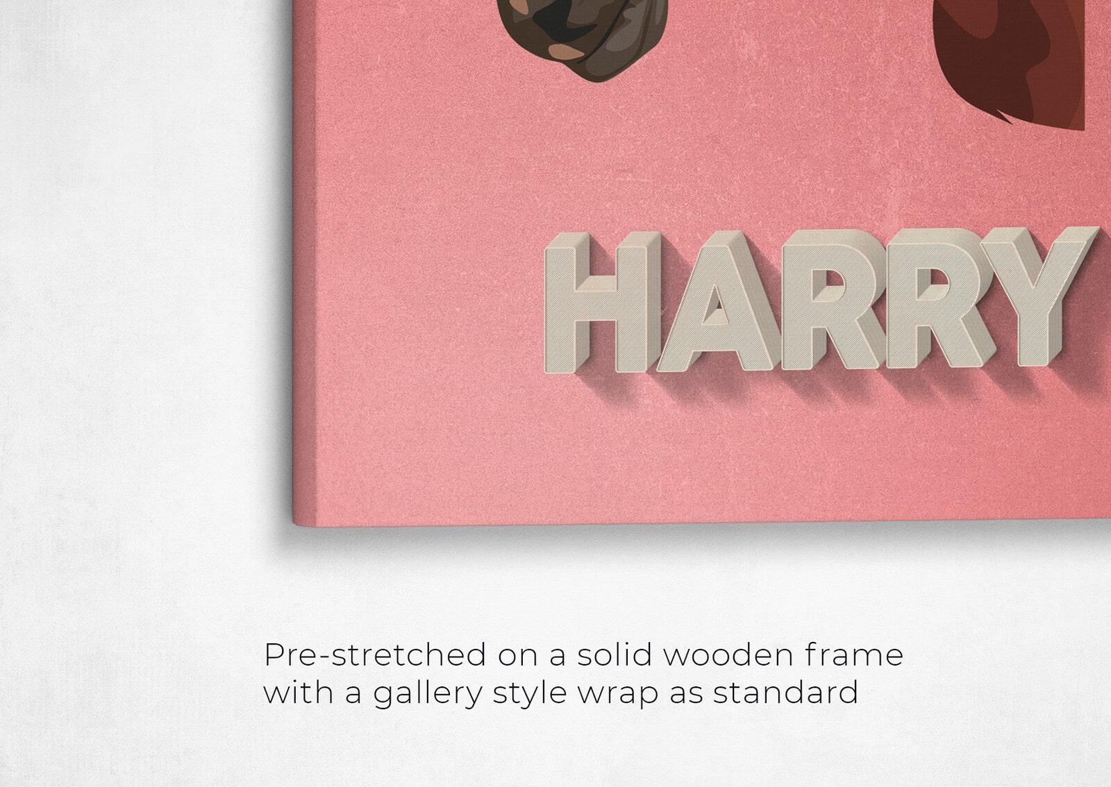 Custom Mid Century Retro Style Horse Portrait - Pet illustration from photo - Decking Canvas 22 retro pet portrait illustrations horse decking front view angled close up wall