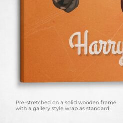 Custom Mid Century Retro Style Horse Portrait - Pet illustration from photo - Sand And Stone Canvas 15 retro pet portrait illustrations horse sand and stone front view angled close up wall