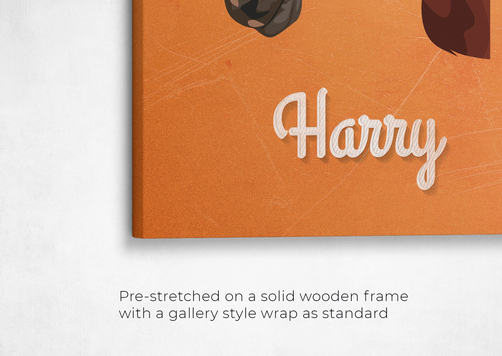 Custom Mid Century Retro Style Horse Portrait - Pet illustration from photo - Sand And Stone Canvas 22 retro pet portrait illustrations horse sand and stone front view angled close up wall