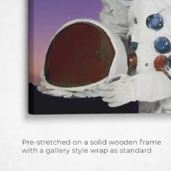 music icons astronaut cat front view angled close up wall
