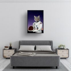 music icons astronaut cat print bedroom