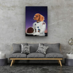 music icons astronaut dog living room