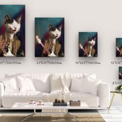 music icons hendrix cat canvas size comparison