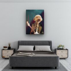 music icons hendrix dog bedroom