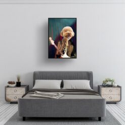 music icons hendrix dog print bedroom