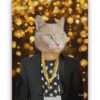 music icons jay z cat front view white