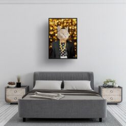 music icons jay z cat print bedroom