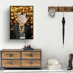 music icons jay z cat print hall