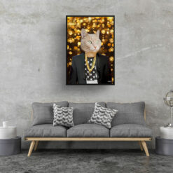 music icons jay z cat print living room