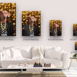 music icons jay z dog canvas size comparison