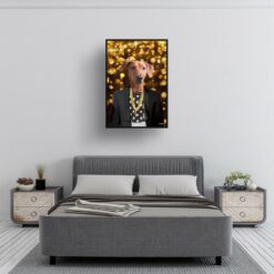 music icons jay z dog print bedroom
