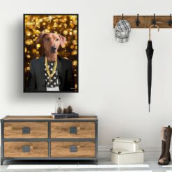 music icons jay z dog print hall