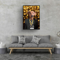 music icons jay z dog print living room