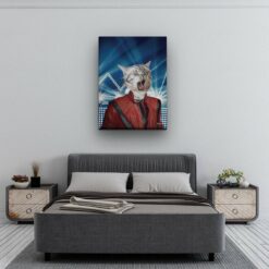 music icons michael jackson cat bedroom
