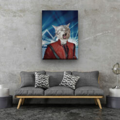 music icons michael jackson cat living room