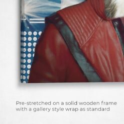 music icons michael jackson dog front view angled close up wall