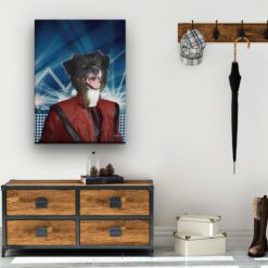 music icons michael jackson dog hall