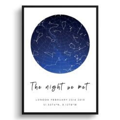 starmaps white background sky inside blue handwritten print front view white