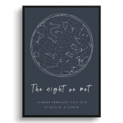 starmaps white text solid colour hand drawn graphite white circle print front view white